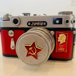 Zorki 6 Camera and leather case
